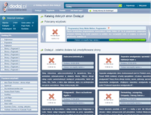 Tablet Screenshot of dodaj.pl